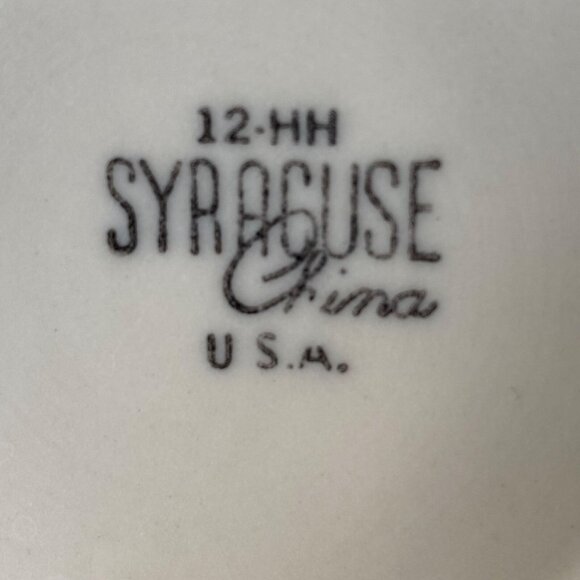 1st National Bank of ST PAUL MN Advertising Saucer Syracuse China USA vtg 1950s - Picture 5 of 6